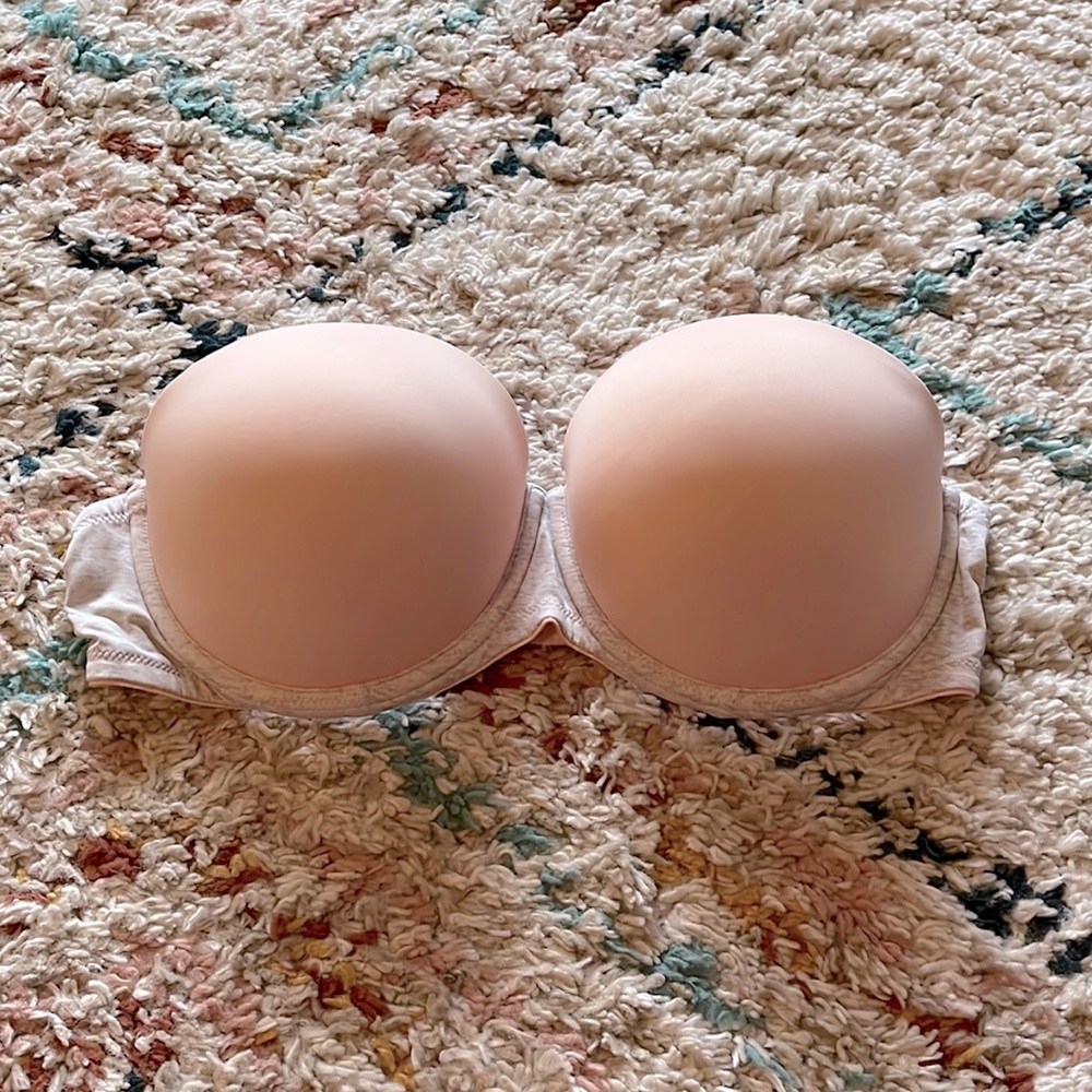 Strapless PINK Victoria’s Secret bra